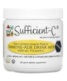 Sufficient C High Dose Immune-Ade Drink Mix - Lemon Peach 4000mg | 250g - Buy Online on GoSupps.com