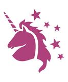 Eulenspiegel 105320 Unicorn Self-Adhesive Stencil - Perfect for Crafts & DIY | International Shipping Available - Buy Online on GoSupps.com