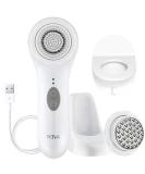 Spa Sciences NOVA - Patented Sonic Facial Cleansing Brush & Exfoliating System (Not a Spin Brush) - All Skin Types - 3 Speeds - Waterproof - USB Rechargeable w/Charging Base - Buy Online on GoSupps.com