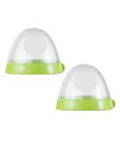 Comotomo Compatible Baby Bottle Caps & Collars Rings - 2 Pack Green - Buy Online on GoSupps.com