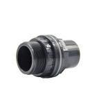 Buy PVC Tank Feedthrough for Rain Barrels | Adhesive Sleeve & External Thread | PN 10 ( 25/32mm x 1 inch) - International Shipping Available - Buy Online on GoSupps.com