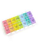 Renoir 7-Day AM/PM Pill Organizer - Arthritis Friendly Weekly Planner for Easy Medication Management - International Shipping Available - Buy Online on GoSupps.com