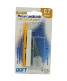 INTERDENTAL BRUSH 0.7 with Interchangeable Handle - Doft 12 Pcs | Best International Shipping - Buy Online on GoSupps.com