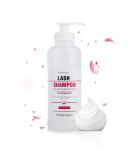 Lunamoon Eyelash Shampoo 600ml - Gentle Foam Cleaner for Eyelash Extensions | Remove Oil & Makeup - Rose Scented - Buy Online on GoSupps.com