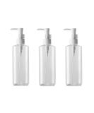 3Pcs 150ml Empty Refillable Clear Plastic Pump Bottle Travel Bottle Make Up Cosmetic Container Dispenser for Lotion Shampoo 150ml/5oz - Buy Online on GoSupps.com