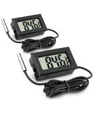 Zhiting Mini LCD Digital Thermometer Hygrometer - Ideal for Aquariums Reptiles & Vehicles | Accurate Interior Temperature & Humidity Monitoring - Buy Online on GoSupps.com