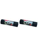 Extra Strong 160L Black Garbage Bags - 10 Pack LDPE Waste Bags for Office & Home | 32 m Thickness - Buy Online on GoSupps.com