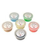Cando Puff LiTE Exercise Putty Set - 6 Pieces (Tan, Yellow, Red, Green, Blue, Black) 2 oz - Best for Hand Strengthening & Rehabilitation - Buy Online on GoSupps.com