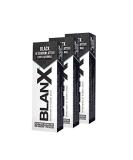 Blanx toothpaste Classic Black toothpaste with activated carbon to lighten of course not grinding for white teeth 75 ml 3 packs 75 ml (3 pack) - Buy Online on GoSupps.com