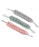 3Pcs Exfoliating Body Scrub Mesh Loofah Set with Rope Handles - Buy Online on GoSupps.com