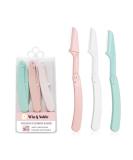 Win & Noble Folding Eyebrow Razor - Multi-Purpose Painless Facial Hair Remover & Exfoliating Dermaplaning Razor Set (3 pcs) | International Shipping Available - Buy Online on GoSupps.com