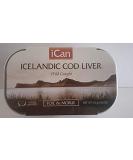 Icelandic Cod Liver (Foie de Morue) 4oz - Wild Caught, Pack of 12 Cans - Buy Online on GoSupps.com