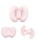 Blublu Park 2 in 1 Baby Travel Cushion Banana Shape Adjustable Baby and Infants Neck Head Support Car Seat Insert Cushion for 3 to 12 Month Pink - Buy Online on GoSupps.com