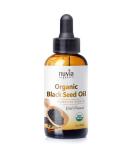 Nuvia Organics Black Seed Oil - USDA Organic Unrefined Cold Pressed 1oz | Premium Quality for Immune Support & Health Benefits - Buy Online on GoSupps.com