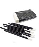 200 Disposable Lip Brushes Make Up Brush Lipstick Lip Gloss Wands Applicator Tool Makeup Beauty Tool Kits Black - Buy Online on GoSupps.com