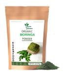 Aura Green Organic Moringa Powder 3.5oz - Non-GMO Superfood High Protein Boost Energy & Immunity USDA Certified - Buy Online on GoSupps.com