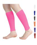 Novetec Calf Compression Sleeves (20-30mmHg) - Pink - One Pair - Buy Online on GoSupps.com