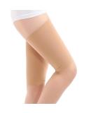 Women's Thigh Compression Sleeve - Slimming Muscle Shaper for Sports Recovery and Fitness - Beige - Buy Online on GoSupps.com