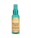 PURE CODE Volume + Heat Protector Spray with Argan Oil - Protects Hair Up To 450 F | Hair Treatment Spray Made in USA - Ideal for Curling Irons & Blow Dryers - Buy Online on GoSupps.com