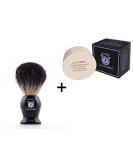 Henry Cavendish Lavender Shave Kit - Luxury Shaving Soap with Shea Butter Coconut Oil & Badger Hair Brush - International Shipping Available - Buy Online on GoSupps.com