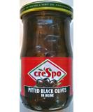 Crespo Pitted Black Olives in Brine - 6 x 198gm - Buy Online on GoSupps.com