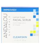 Andalou Naturals Lemon Sugar Facial Scrub - Clarifying Exfoliator 1.7 oz (50 g) - Buy Online on GoSupps.com