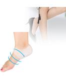 Buy Silicone Gel Socks for Heel Protection - Breathable Foot Sleeves for Cracked Heels & Plantar Fasciitis Pain Relief | Unisex - Buy Online on GoSupps.com