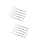 ULTECHNOVO Ear Spoon 10 Pcs Ear Twizzers Hair Tweezers Forceps Tweazers Tweasers Stainless Steel Tweezers Cleaning Tool Cleaner Metal Twizzer Silverx2pcs 15.8*1cmx2pcs - Buy Online on GoSupps.com