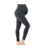 High Waisted Thick Maternity Leggings | Over The Bump | Buttery Soft Comfort | Pregnancy Support | Non See-Through | Grey XL - Buy Online on GoSupps.com