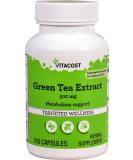 Vitacost Green Tea Extract - Standardized - 500 mg - 100 Capsules - Buy Online on GoSupps.com