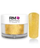 Acrylic Color Powder - Elegance Glitter Gold Yellow 10g for Nail Design | RM BeautyNails - Buy Online on GoSupps.com