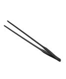 38cm Black Stainless Steel Aquarium Food Tweezers - Rust-Resistant Straight Design for Reptiles & Plants - Buy Online on GoSupps.com