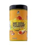 Premium Organic Turmeric Body Scrub - Fast Results Exfoliating Dead Sea Salt & Nutrients | PornThap 1.35LB (550g - Buy Online on GoSupps.com