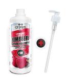 C.P. Sports Sugar-Free Beverage Syrup - Raspberry Flavor for Mineral Drinks | 1L Concentrate with Pump Dispenser | Vitamin-Rich Sports Drink Mix - Buy Online on GoSupps.com