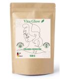 Vita Glow Premium Collagen Powder 500g - Hydrolysate Type 1 2 & 3 - Perfect Solubility & Natural Taste - Lab Tested & Made in Germany - International Shipping - Buy Online on GoSupps.com