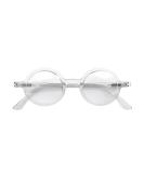 LONDON MOLE Eyewear | Moley Reading Glasses | Round Glasses | Cool Readers | Stylish Reading Glasses | Men's Women's Unisex | Spring Hinges Transparent 2.5 x - Buy Online on GoSupps.com