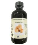 OliveNation Caramel Flavor Fountain 8oz - Low Sugar, Gluten-Free, Kosher Flavoring for Beverages, Ice Cream, Soda, Baked Goods - Buy Online on GoSupps.com