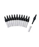 TIGER ARCHERY Aluminum Inserts .244/6.20mm& Bullet Field Points 5/16 Archery Practice Tips for Carbon Arrow Shaft Inserts&Points 12pcs - Buy Online on GoSupps.com