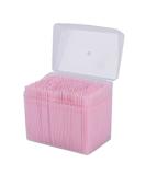 1100pcs Soft Plastic Double-Headed Toothpicks - Pink Interdental Brushes for Oral Care | International Shipping - Buy Online on GoSupps.com