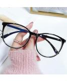 Shop 1pc Black Plastic Light Glasses for Women - Fashionable Blue Light Blocking Glasses for Computer TV Phones & Gaming - Vision Care for Men & Women - Buy Online on GoSupps.com