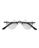 Buy London Mole Glasses | Unisex Round Reading Glasses with Feder Hinges | Stylish Matt Black Design - Buy Online on GoSupps.com