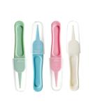 Baby Nose Tweezers Set - Nasal and Ear Cleaning Clip, 4 Pcs Plastic Round-Head Tweezers for Nasal Cavity - Gentle Baby Care Tool - Buy Online on GoSupps.com