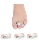 HouChanges Toe Straighteners - Reusable Splints for Bent, Hammer, Overlapping, and Broken Toes (3Pcs) - Buy Online on GoSupps.com