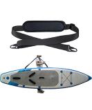 Adjustable SUP Carrier Shoulder Strap for Surfing and Paddle Board - Black - Buy Online on GoSupps.com