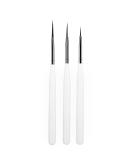 Luoshapucy Nail Design Brush Set - 3 Professional Nail Art Liner Brushes for DIY & Salon Use - Fine Liner in White - Buy Online on GoSupps.com