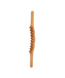 Wooden Massage Roller & Gua Sha Stick | 20 Beads for Muscle Relaxation - Back Stomach & Shoulder Relief - Buy Online on GoSupps.com