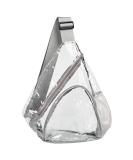 Clear PVC Stadium Approved Sling Bag Backpack - Adjustable Strap, Grey - Buy Online on GoSupps.com
