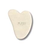 Well Concept Gua Sha White Jade Stone Facial Massager - Premium Skincare Tool for Radiant Skin - Buy Online on GoSupps.com