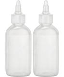 BRIGHTFROM Twist Top Applicator Bottles 4 oz - Pack of 2 | Refillable Squeeze Plastic Bottles for Multi Purpose Use - Buy Online on GoSupps.com