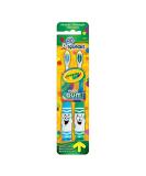 GUM Crayola Toddler Pip-Squeaks Toothbrush | Ultra Soft Bristles | Ages 3+ | Pack of 6 (12 Brushes) - Buy Online on GoSupps.com